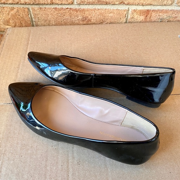 BCBGeneration Black Patent Pointed Toe Flats - Picture 3 of 4
